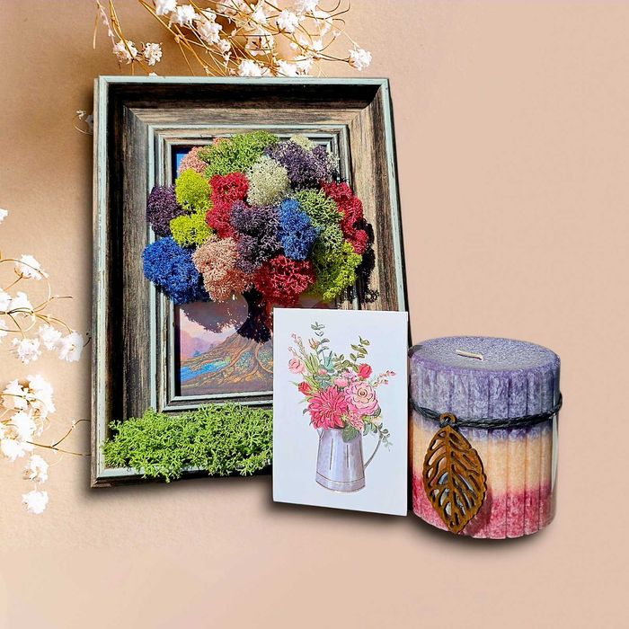 Живи картини/пана със скандинавски мъх