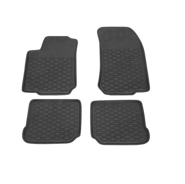 Set covorase auto din cauciuc Skoda Octavia 1 1997-2010; VW Beetle 1998-2010, Golf 4 1J 1997-2006, Bora 1998-2005; Seat Leon 1M1 1999-05.2005, Toledo 1M 1998-2005 , Audi A3 1996-2003, presuri tip tavita ma