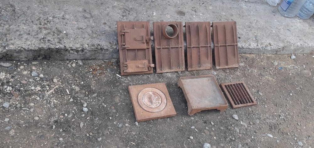 Печь чугуная разборная