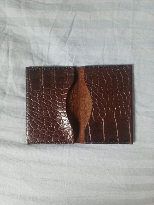 Кошелек из кожи каймана