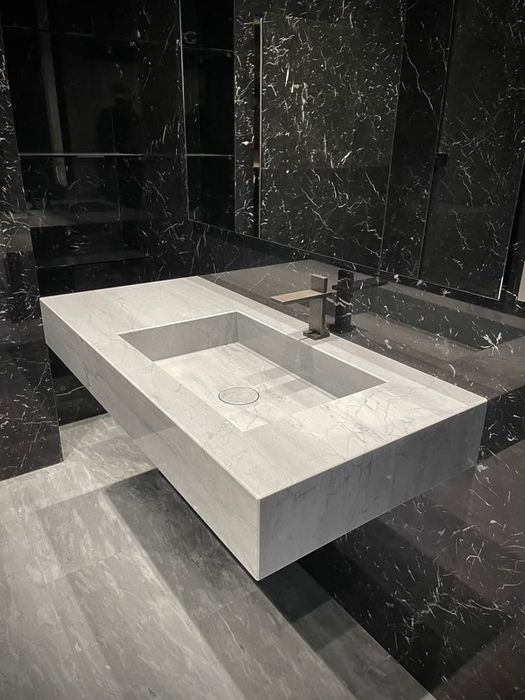 Керамогранитдан раковина.Раковины из керамогранита.