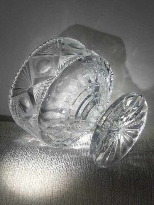 Бонбониера кристална и Бонбониера Чаша Купа метална