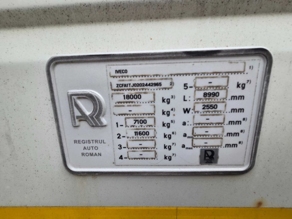 Vand Iveco Eurocargo 2004