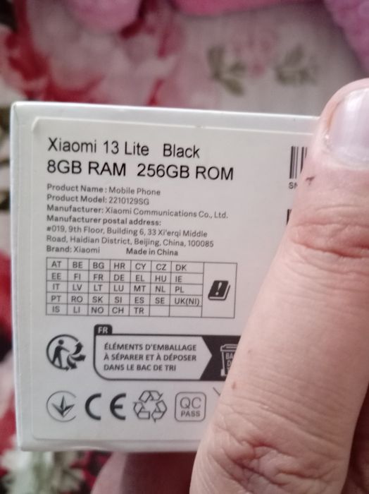 Обмен Xiaomi MI 13 Lite 8/256гб.