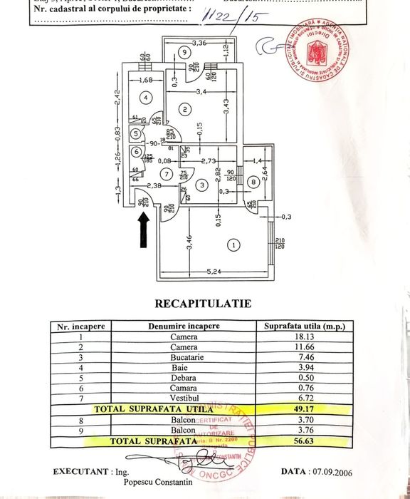 Aviației, proprietar vând apartament 2 camere
