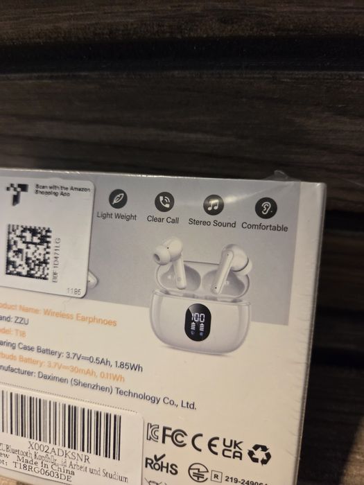 Căști Bluetooth T18 True Wireless, Display LED, Touch Control, Noi Sigilate