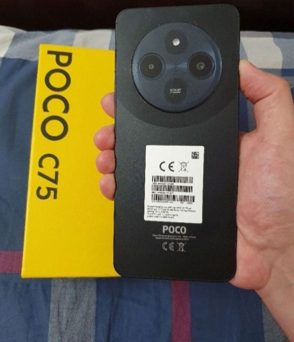 Xiaomi Poco C75 8+8/256GB Black Karobka Original Sastayani Otlichni