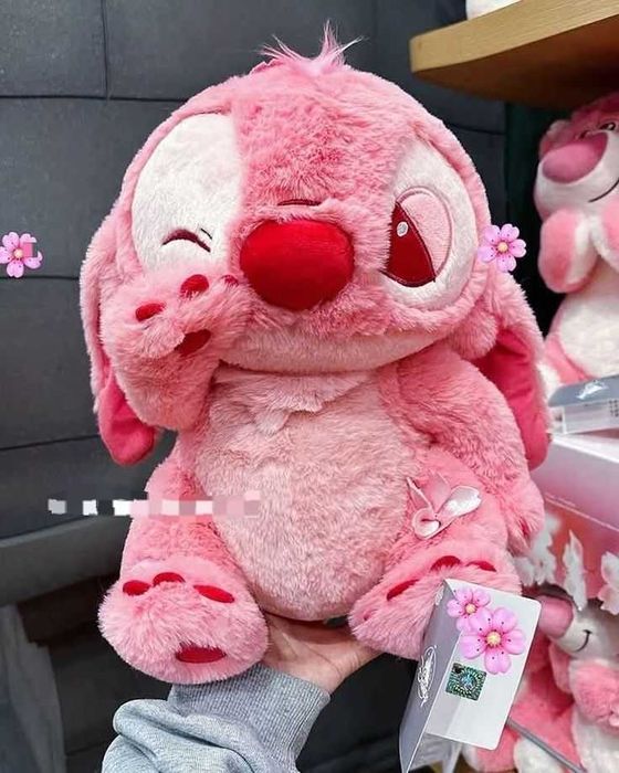 Голям Плюшен Розов Стич, 100см Голяма плюшена играчка Стич Розов