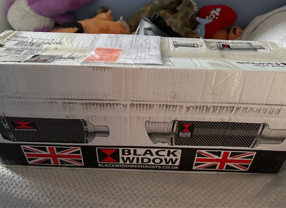 Tobă sport Black Widow pentru Yamaha YZF-R125 / MT-125 (2019–2025)