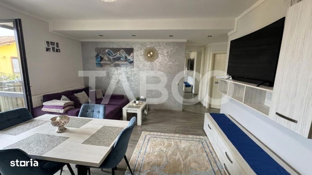 Apartament 3 camere de vanzare 54 MPU MOBILAT UTILAT PARCARE Selimbar