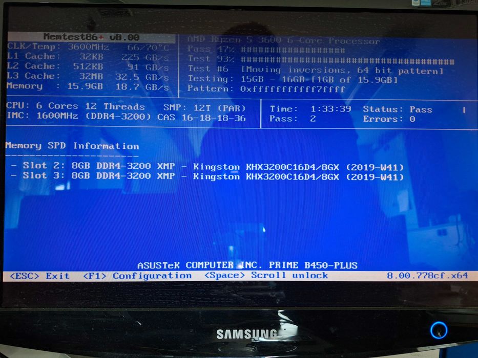 DDR4 16GB 3200MT/s Hyperx (kit 2x8GB)