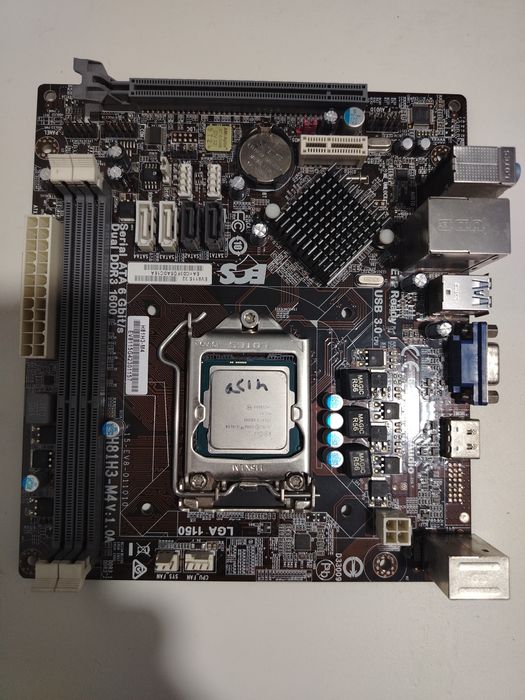 Продаю материнские платы Н61,  H81, H110 DDR3 с процессороми.
