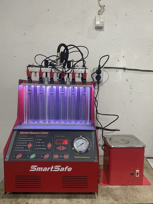 Стенд и почистване на бензинови дюзи