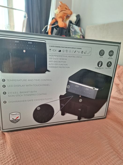 Двоен airfryer (еърфрайер) Berlinger Haus 3100w