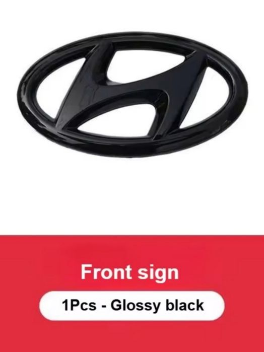 Emblema / Stema neagra Hyundai Tucson nx4  2021 - 2024