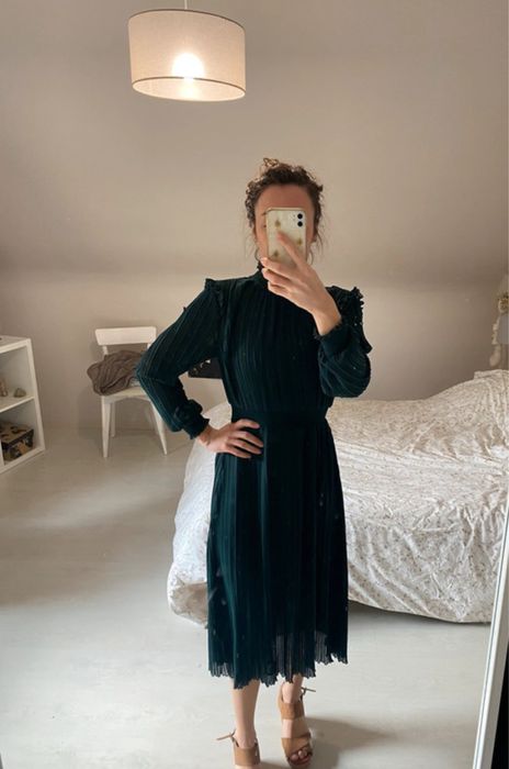 Rochie plisata Zara**