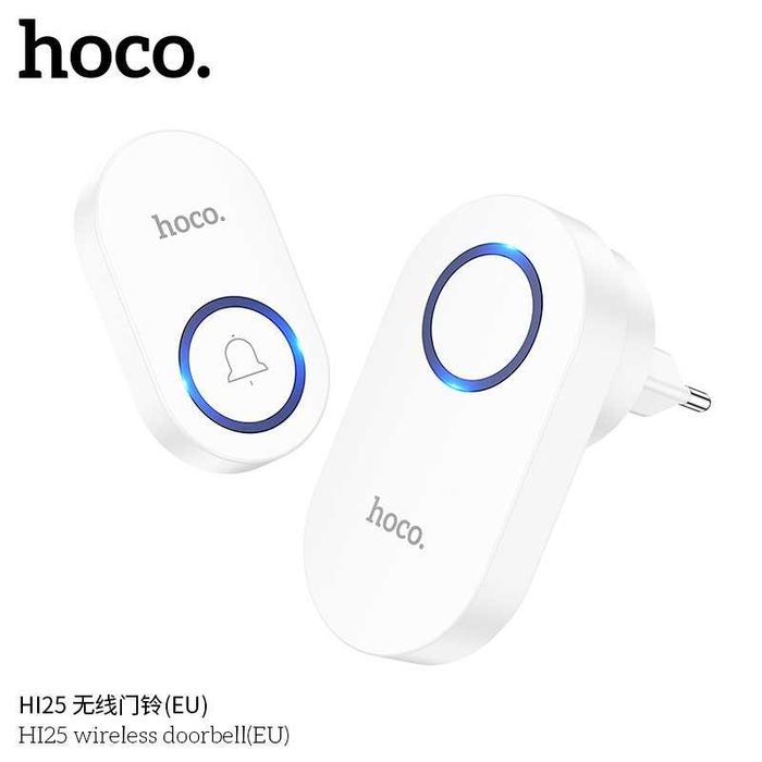 Hoco HI25 Беспроводной дверной звонок Wireless doorbell (евростандарт)