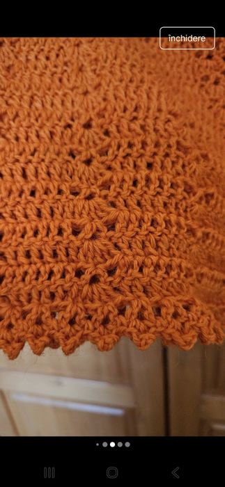 Bluza handmade portocalie