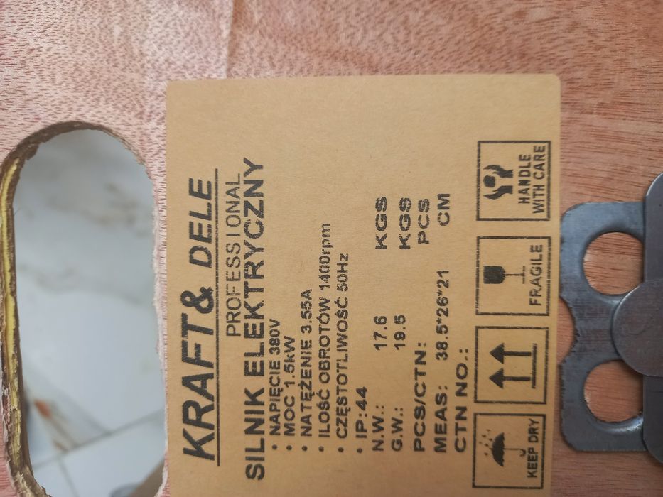 Motor electric 1,5 kW 380 V KD1811
Marca KRAFT&DELE