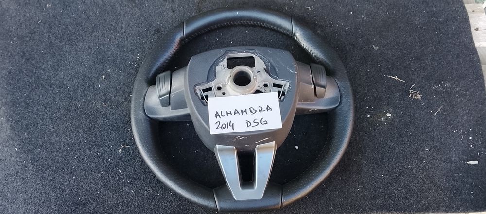 Volan piele comenzi si padele seat alhambra 7n