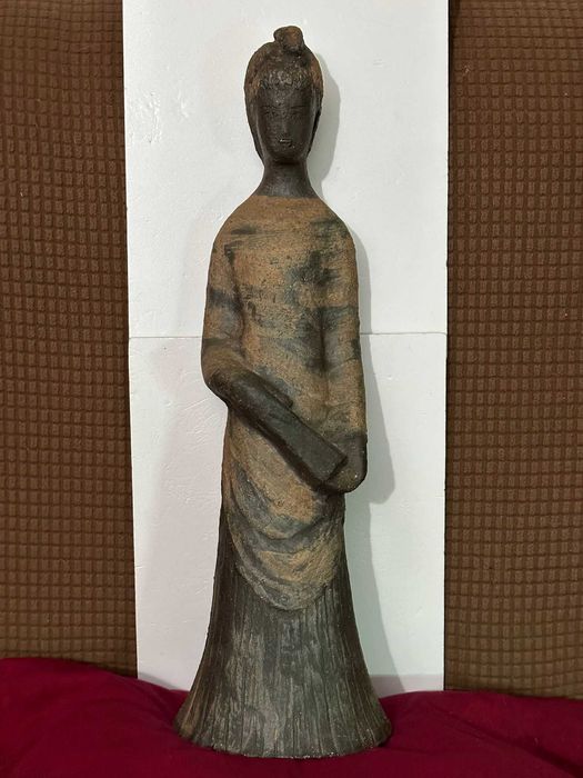 STATUETA CERAMICA - Autor : IDA ERDOS-MEISINGER - 1950 -Germania -42cm