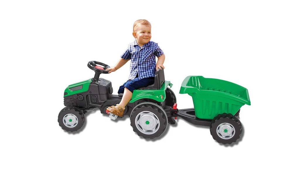Трактор Pilsan педальная-143х51х51 см. МАХ Груз 50 кг Доставка бесплат