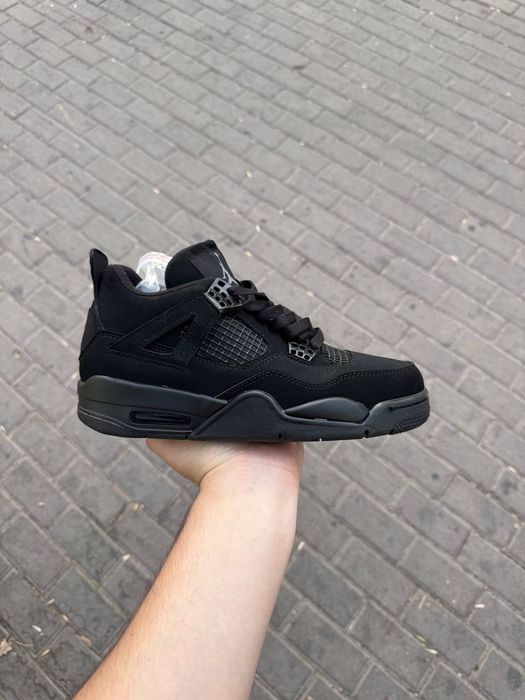 Air Jordan 4 Белый черный