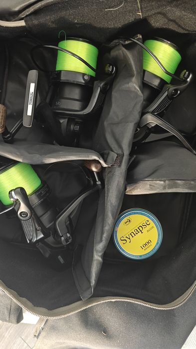 Set 3 mulinete Mitchell Avocast 8000 Black edition