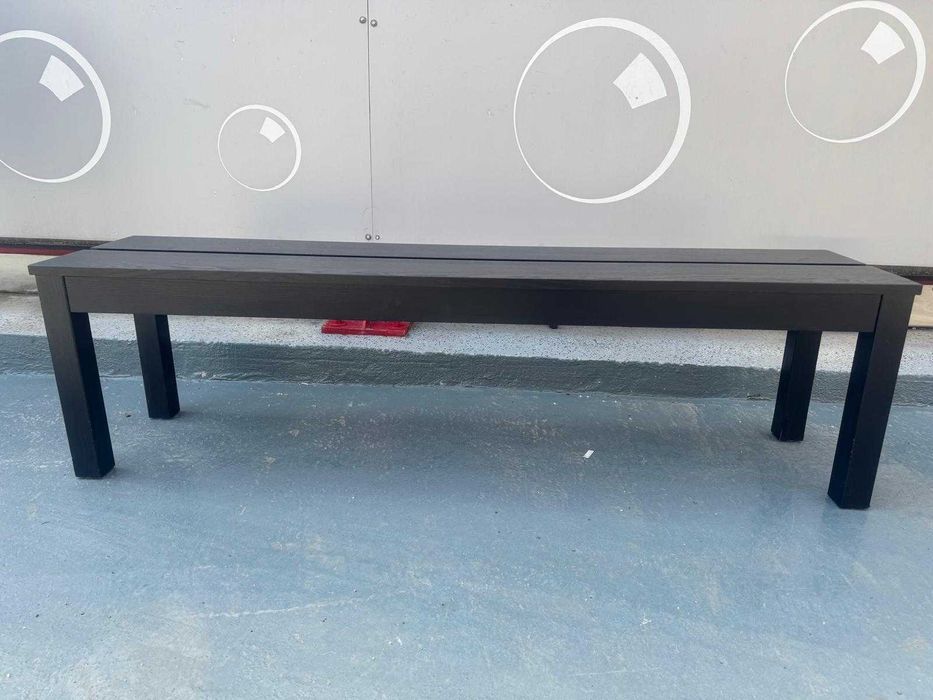 Banca parc/gradina negru/maro