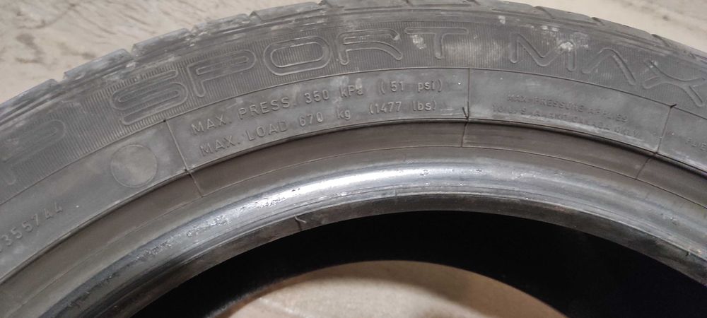 летни гуми DUNLOP 225 50 17 run flat