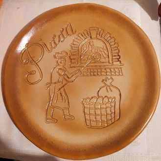 Platou pizza din ceramica