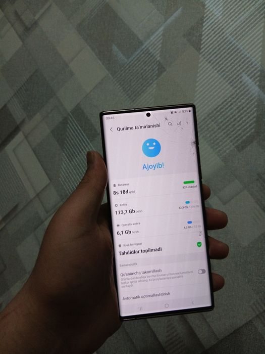 Samaung galaxy note 20 ultra shoshilinch