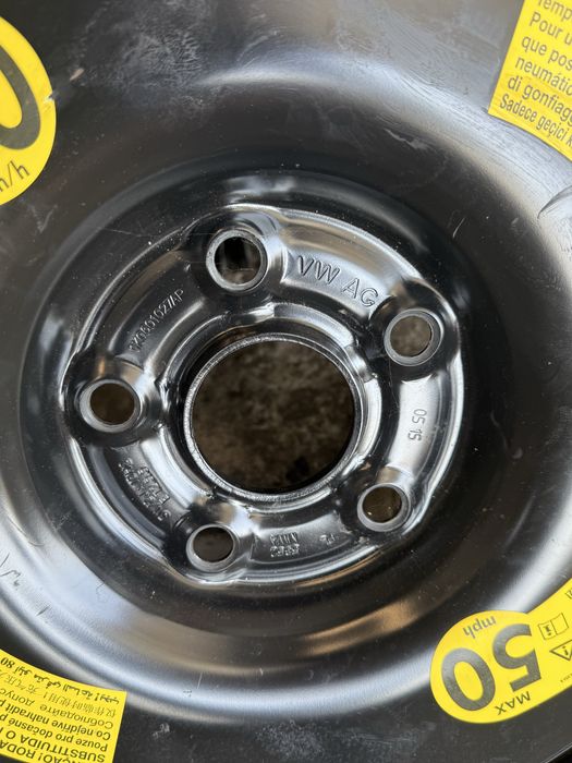 Резервна гума патерица Vw Golf 7 Passat 8  125 70 18 5x112 1k0601027ap