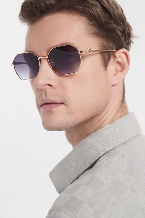 Ochelari de Soare Cartier CT0812S Panthere de Cartier  Photocrimic Lens Noi Full Box  [Verificare Colet] Gold
