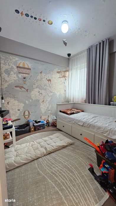 Apartament 3 camere - gradina 128mp - loc de parcare/mobilat+utilat