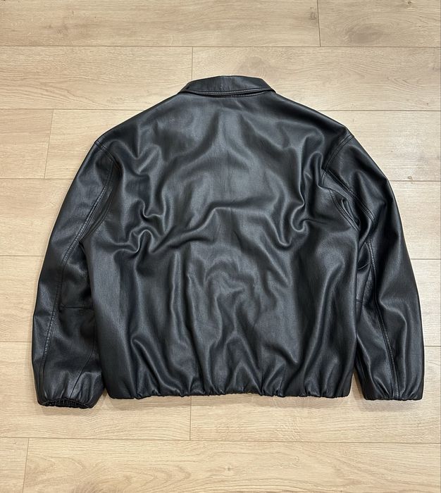 Кожаный бомбер ZARA Oversize