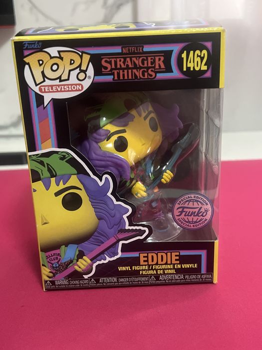 Funko pop eddie editie limitata blacklight
