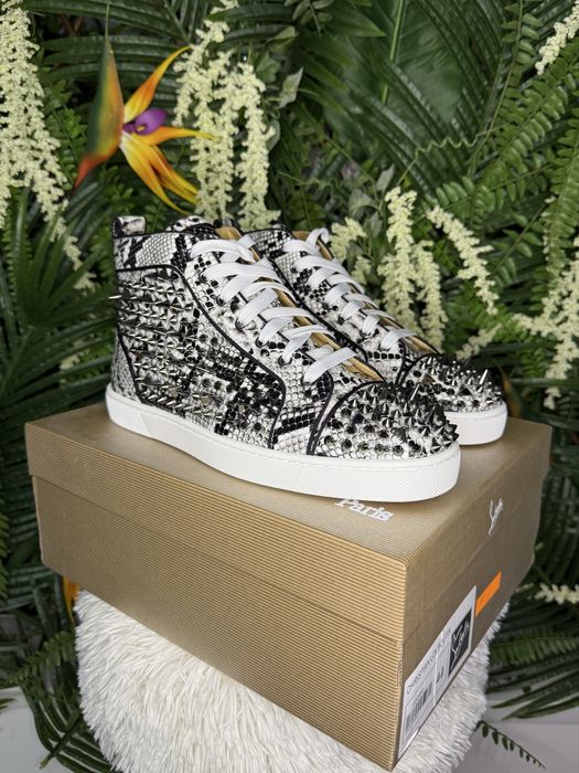 Christian Louboutin High Phyton White