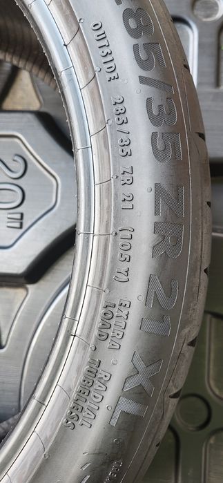 2 anvelope 285 35 21 continental sport contact7 2024 5,6mm