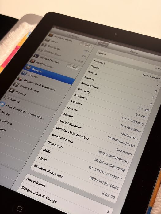 Apple iPad 4 Wi-Fi + Cellular iOS 6 (pentru colecție)