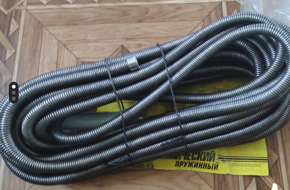 Ручной трос 15 m для прочистки канализации