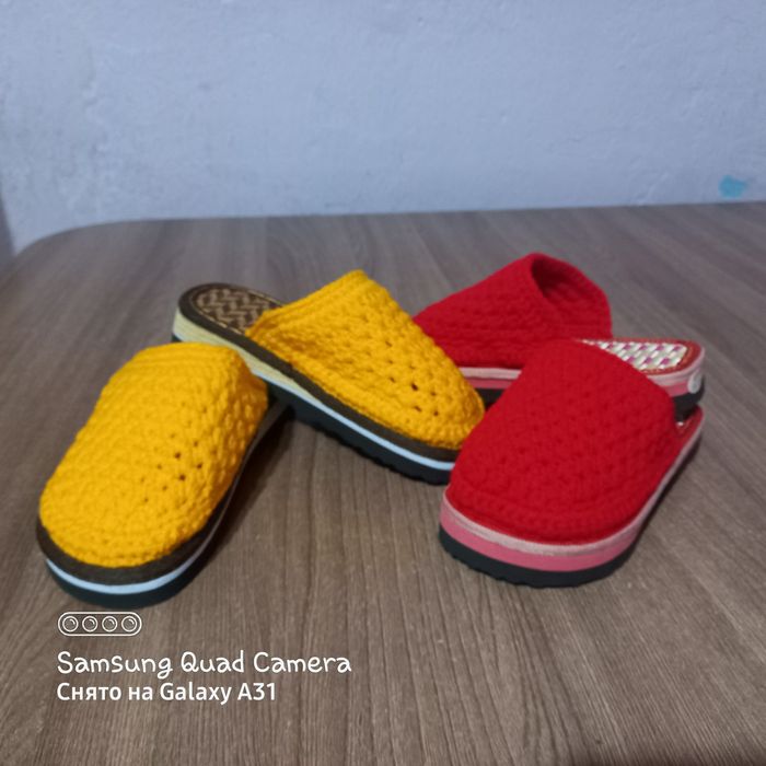 Тапочки женские ручная работа