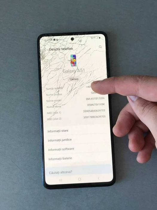 Samsung A51-128Gb/4 Gb ram -android 13-sticla Sparta