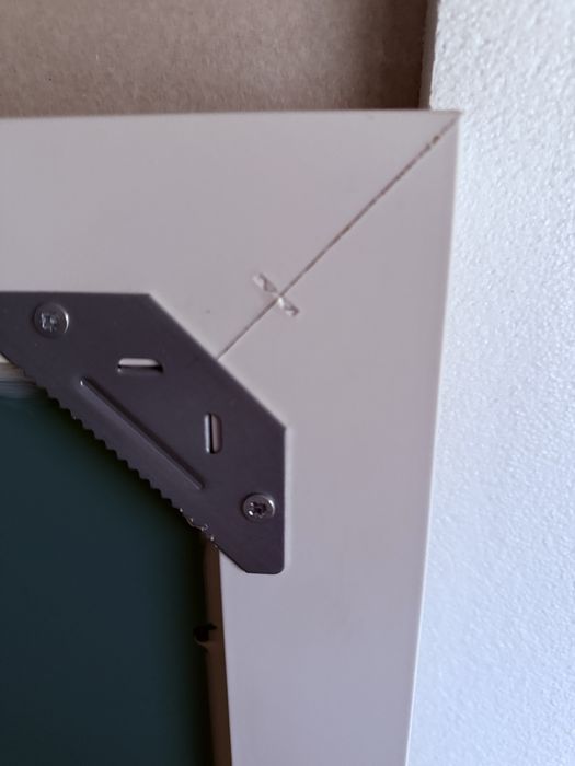 Класическо огледало с рамка масив,американско;Ikea бяло