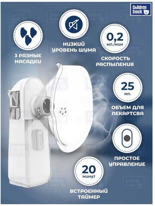 Новые Мэш-небулайзеры (ингаляторы) - быстрая доставка - гарантия