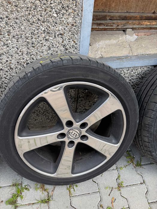 4бр Джанти ATP 17" 5x100 ET35 7J + гуми 225/50 R17 Golf 4 A3 Fabia