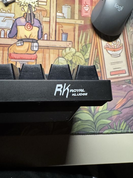 Tastatura gaming mecanica wireless Royal Kludge RK84 RGB Brown Switches