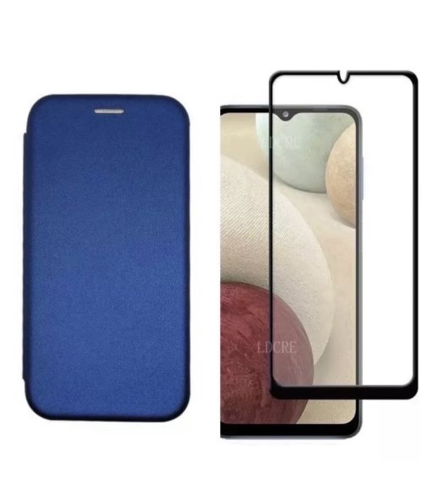 Samsung S24 S23 S20 S21FE Husa Flip Case Eco si Folie Sticla Curb 9D