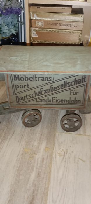 Macheta car de lemn ani 1910