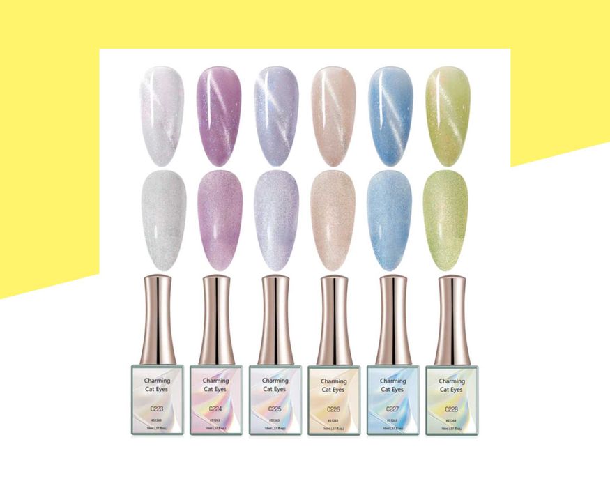 Професионален UV/LED магнитен гел лак CANNI, котешко око - 16 мл.